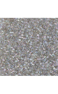 Miyuki delica beads 15/0 - Transparent gray mist ab DBS-1251